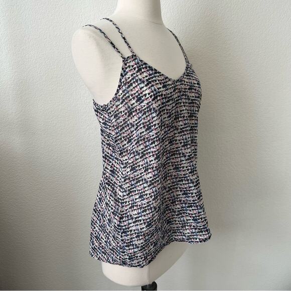 BCBGeneration double strap strappy print tank top - Picture 4 of 7